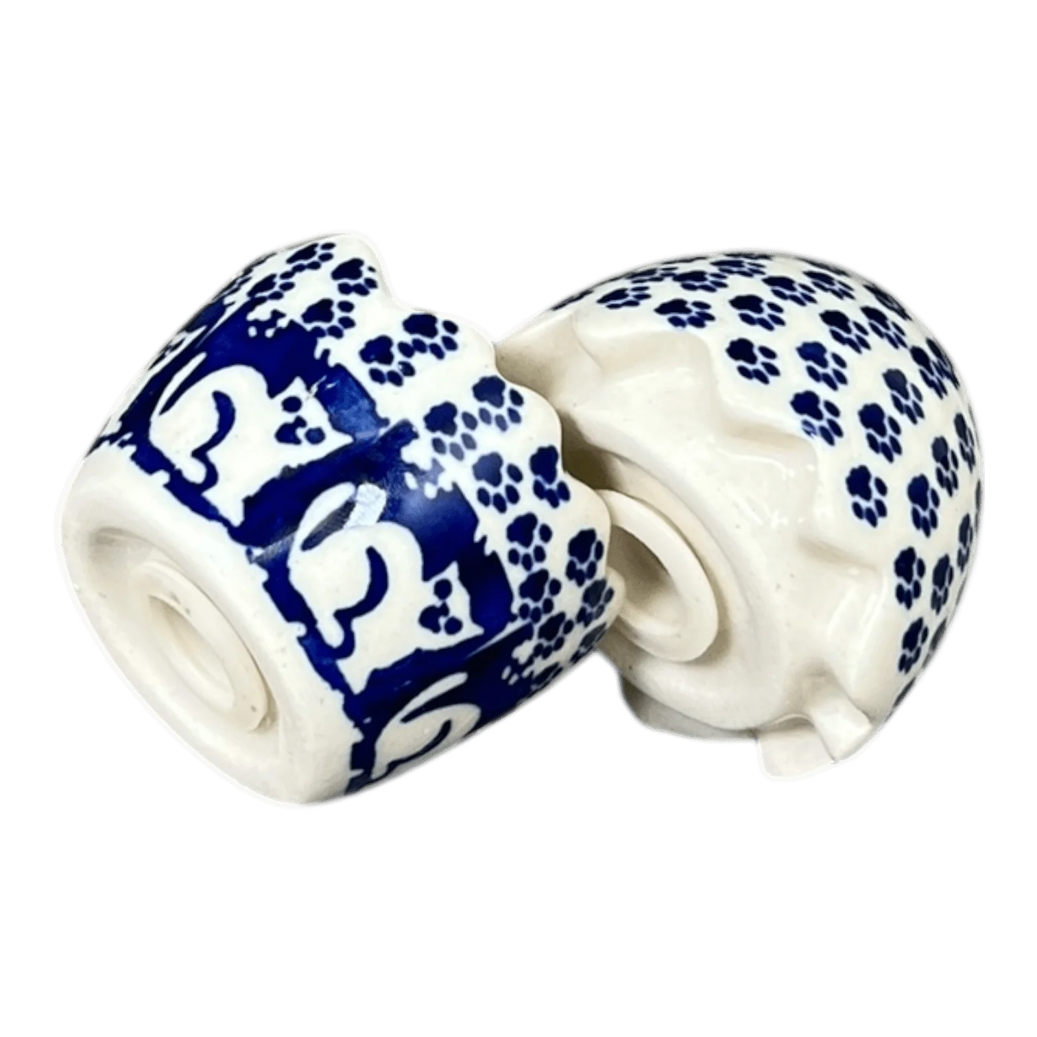 Salt & Pepper, Egg, 3" in "Kitty Cat Path" by Manufaktura | S115T-KOT6 - Image 3
