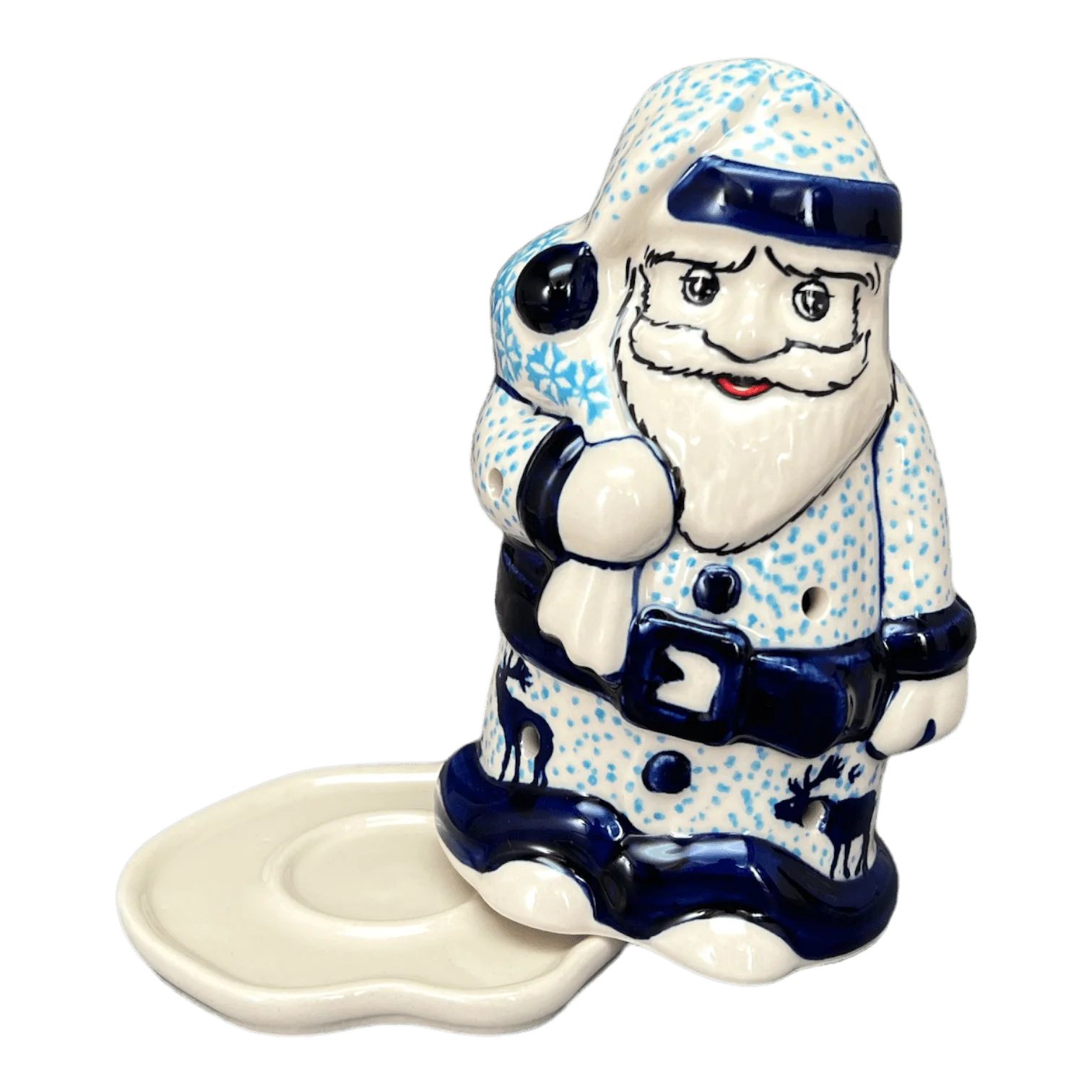 Luminary, Santa, 6.25" in "Peaceful Season" by Manufaktura | L030T-JG24 - Image 3