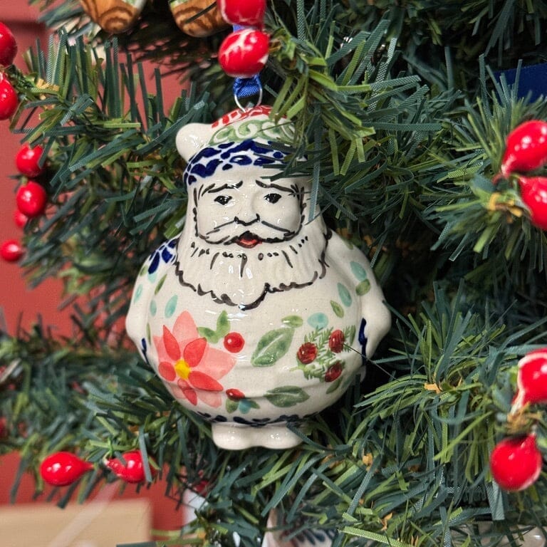 Ornament, Santa, 2.5" in "Bunny Love" by Manufaktura | K144T-P324 - Image 2