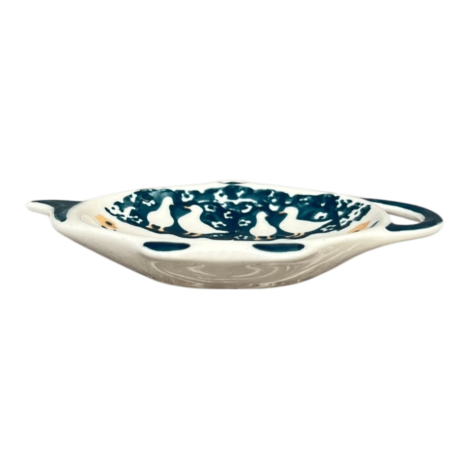 Saucer, Teapot, 4.25" x 3.25" in "Lucky Duck" by Manufaktura | P094T-P322 - Image 3