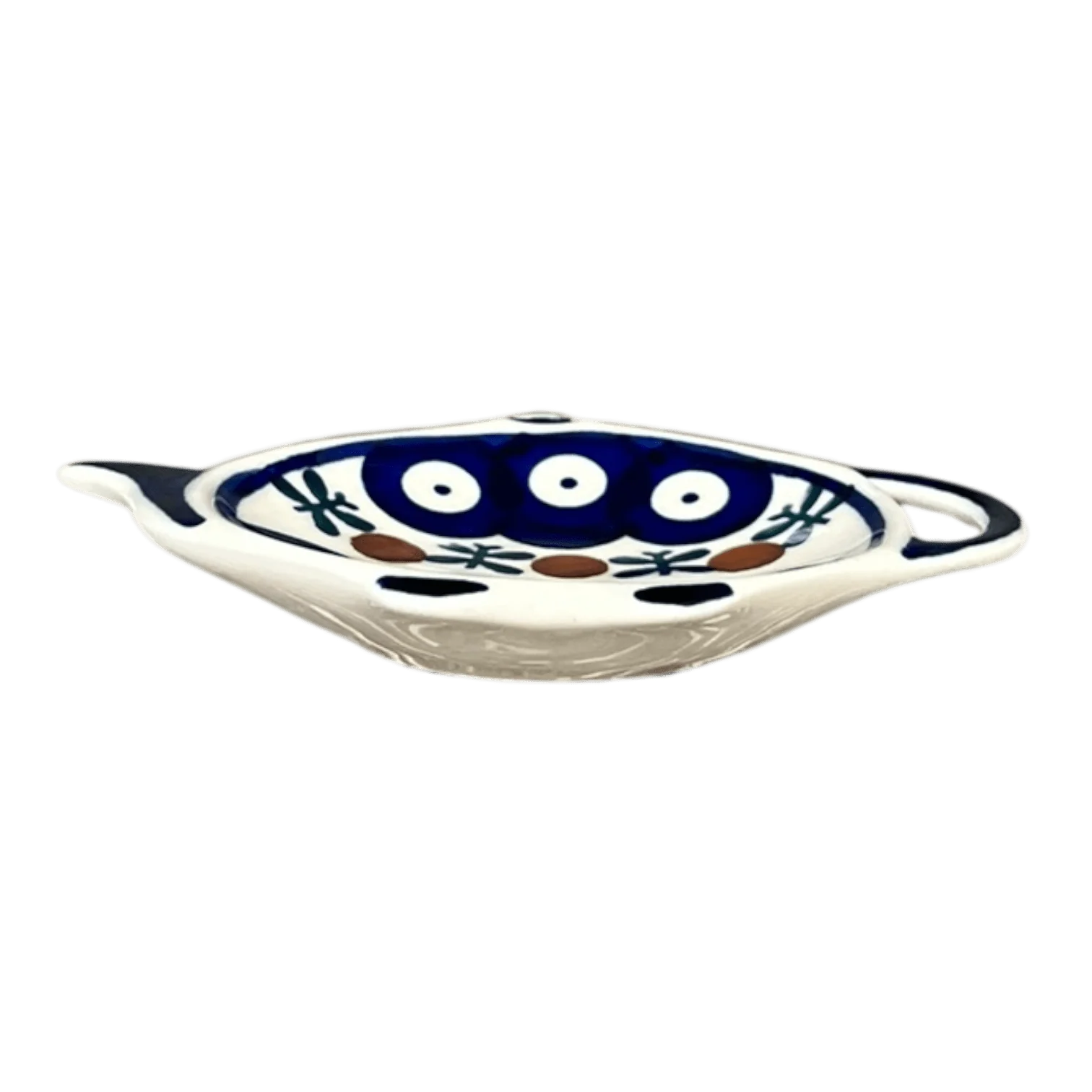 Saucer, Teapot, 4.25" x 3.25" in "Mosquito" by Manufaktura | P094T-70 - Image 3