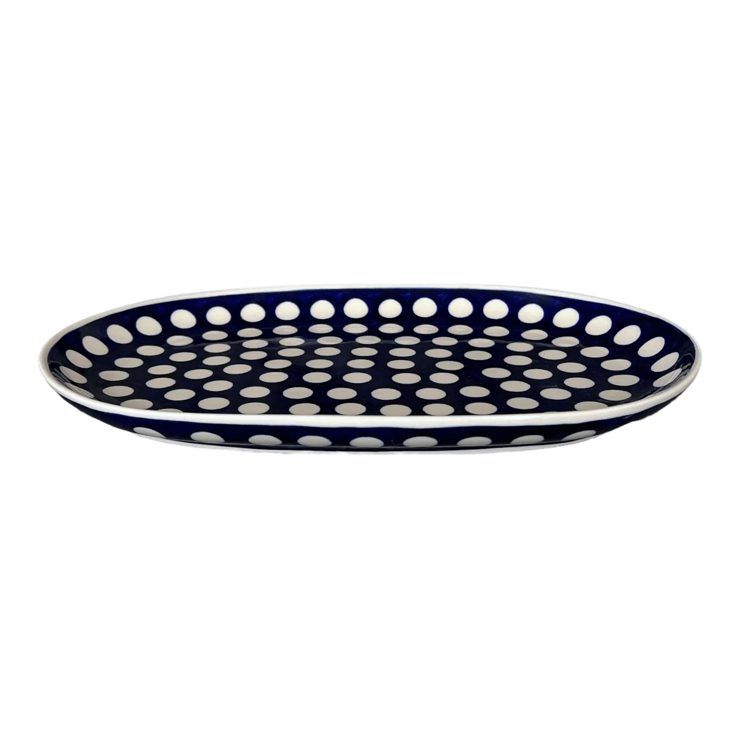 Plate, Oval, Shallow, 7" x 11" in "Hello Dotty" by Andy | NDA245-A64 - Image 3