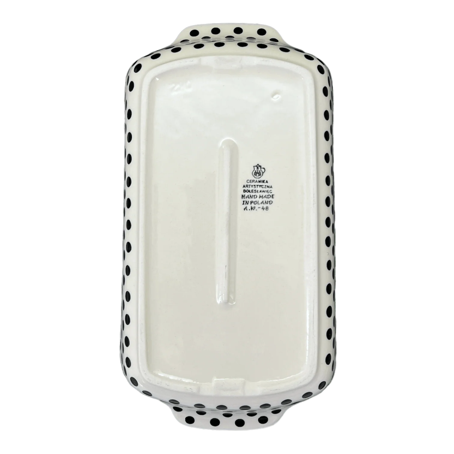 Baker, Rectangular, Shallow, 12.75" x 6.75" in "Dalmatian" by Ceramika Artystyczna | A280-2308 - Image 4