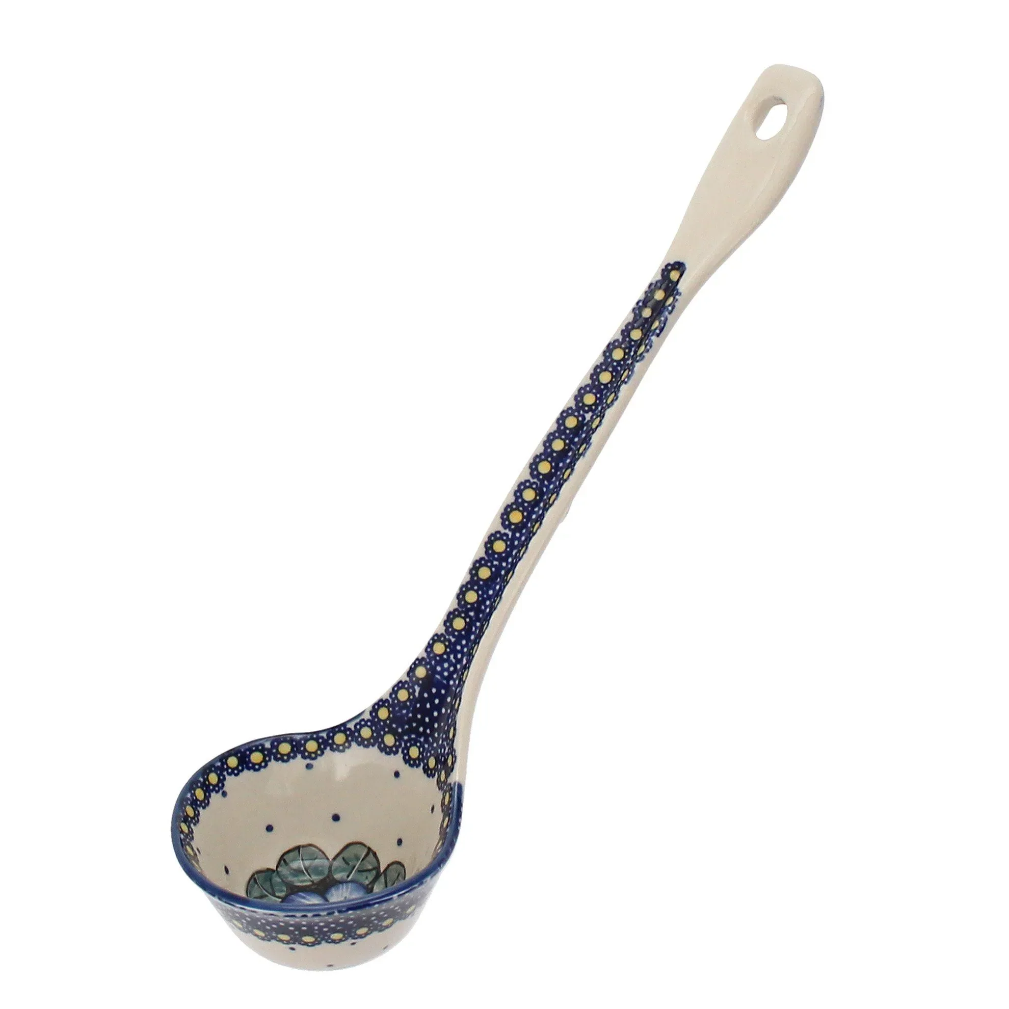 Ladle, Soup, 12" in "Pansies" by Manufaktura | C020S-JZB - Image 2