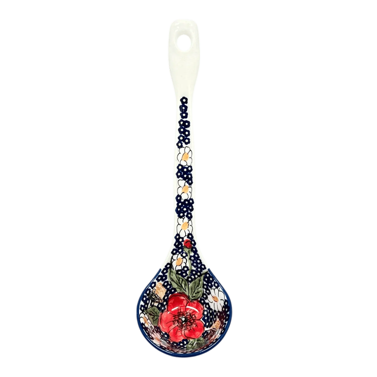 Ladle, Soup, 12" in "Poppies & Posies" by Manufaktura | C020S-IM02 - Image 2