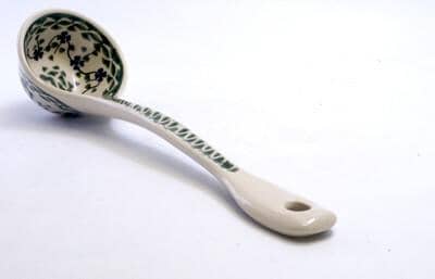 Ladle, Soup, 12" in "Woven Pansies" by Manufaktura | C020T-RV - Image 3