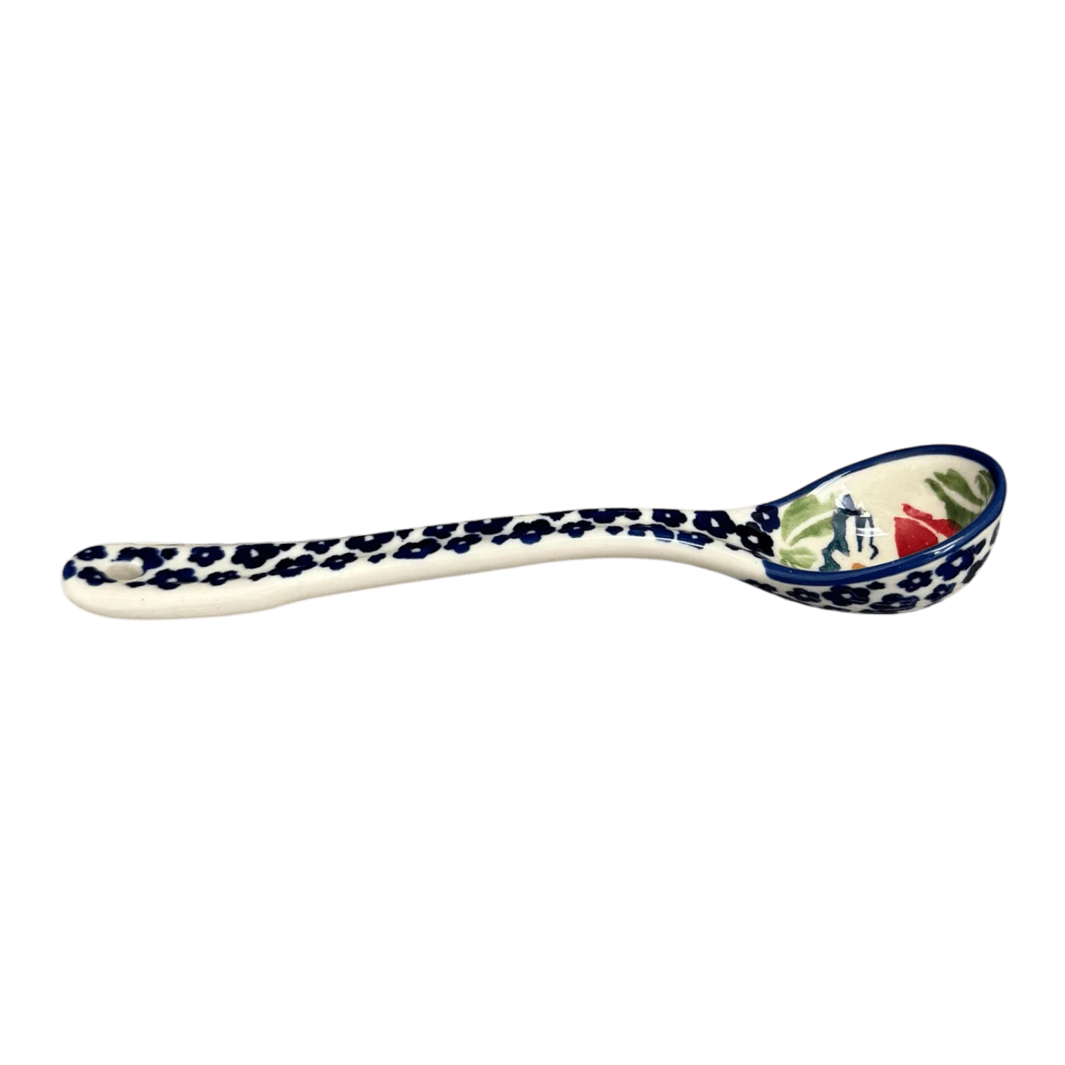 Spoon, Dipping Spoon, 6.5" in "Poppy Parade" by Manufaktura | L014U-P341
