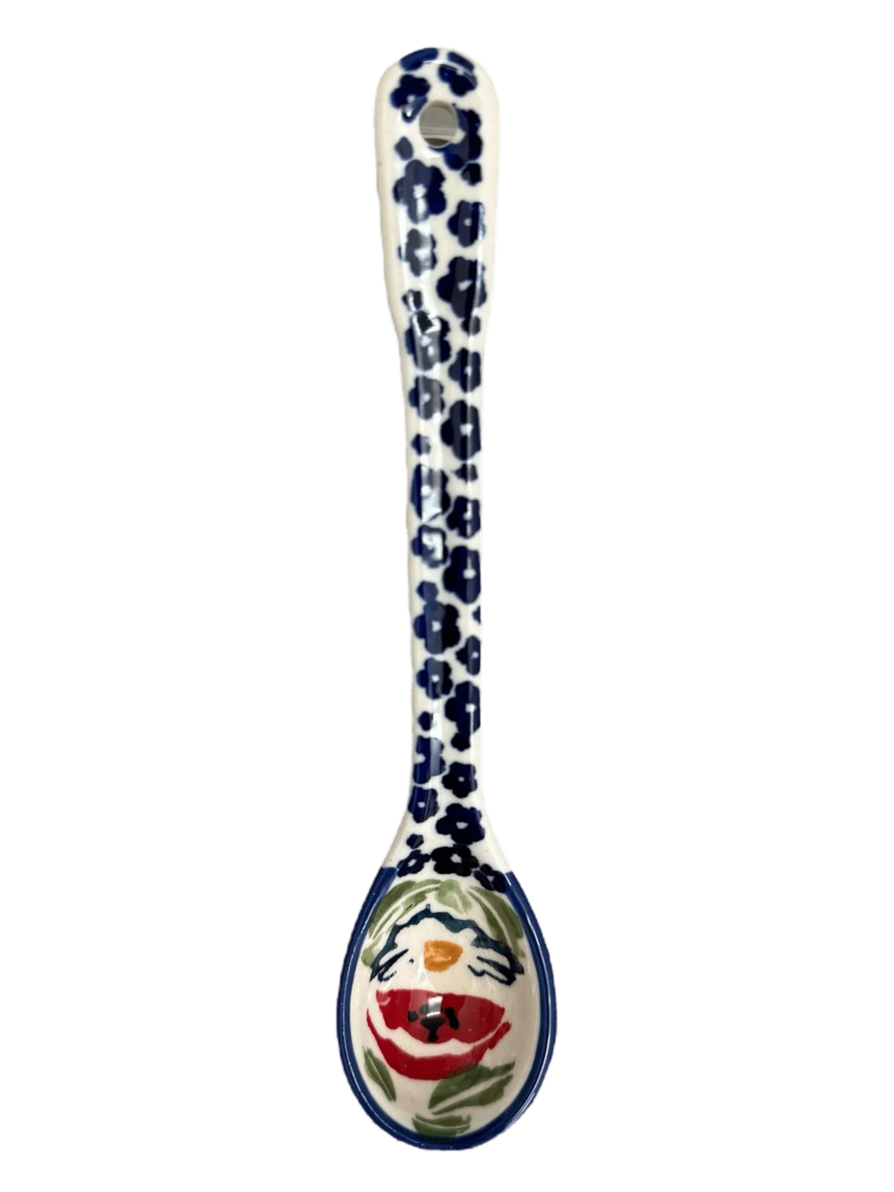 Spoon, Dipping Spoon, 6.5" in "Poppy Parade" by Manufaktura | L014U-P341 - Image 3