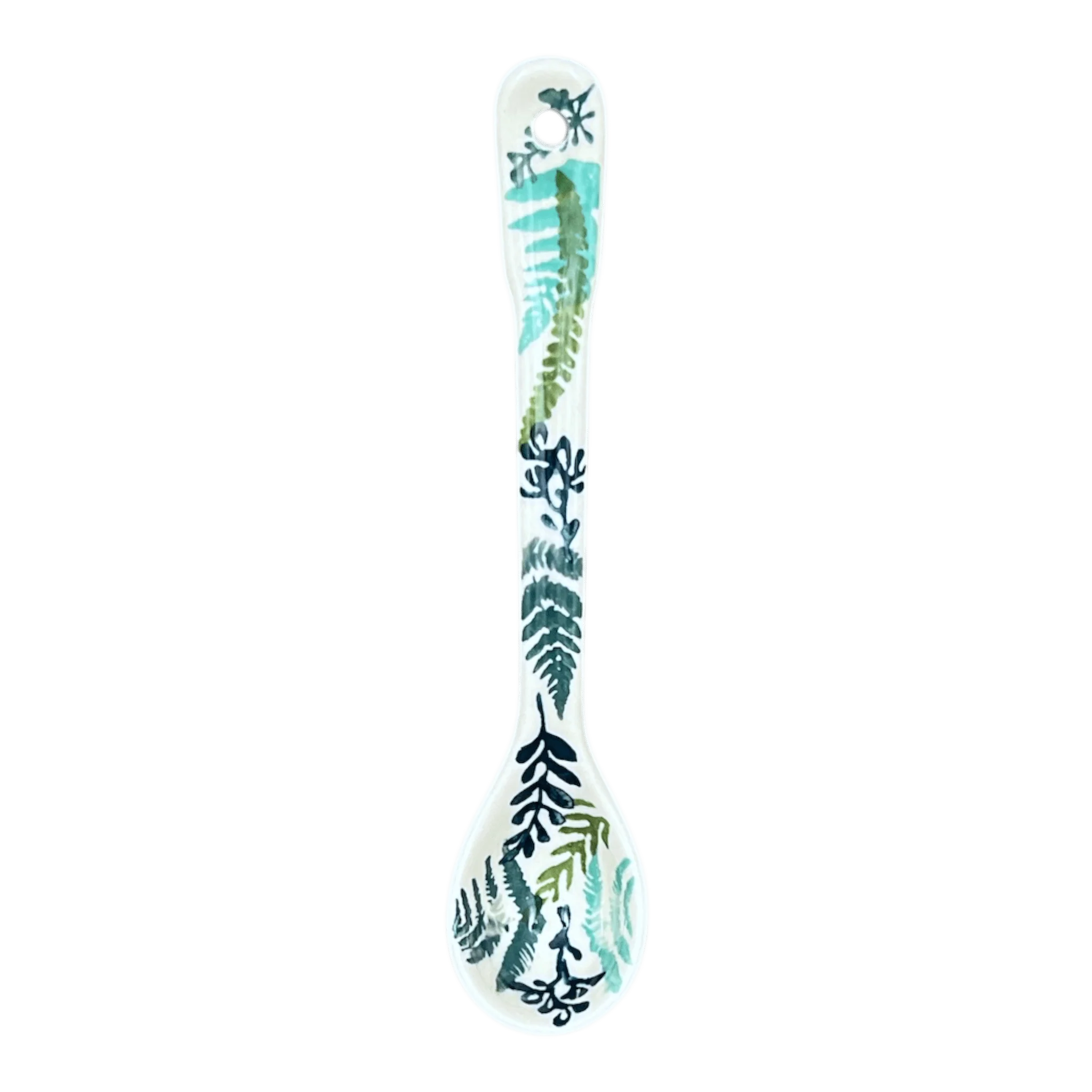 Spoon, Dipping Spoon, 6.5" in "Scattered Ferns" by Manufaktura | L014S-GZ39 - Image 3