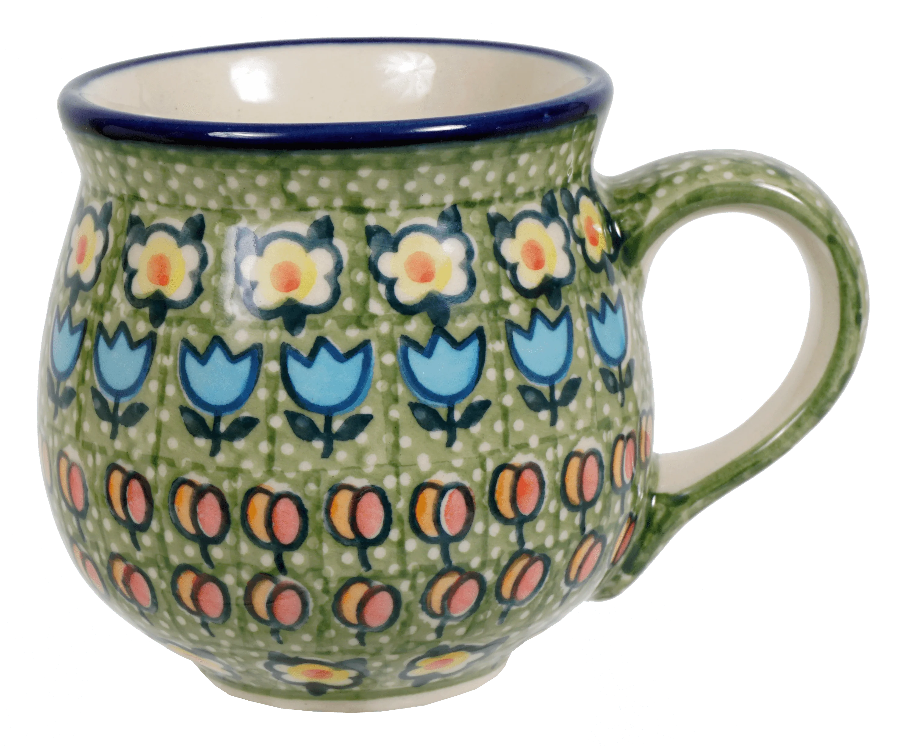 Mug, Belly Mug, 10 oz Medium in "Amsterdam" by Manufaktura | K090S-LK