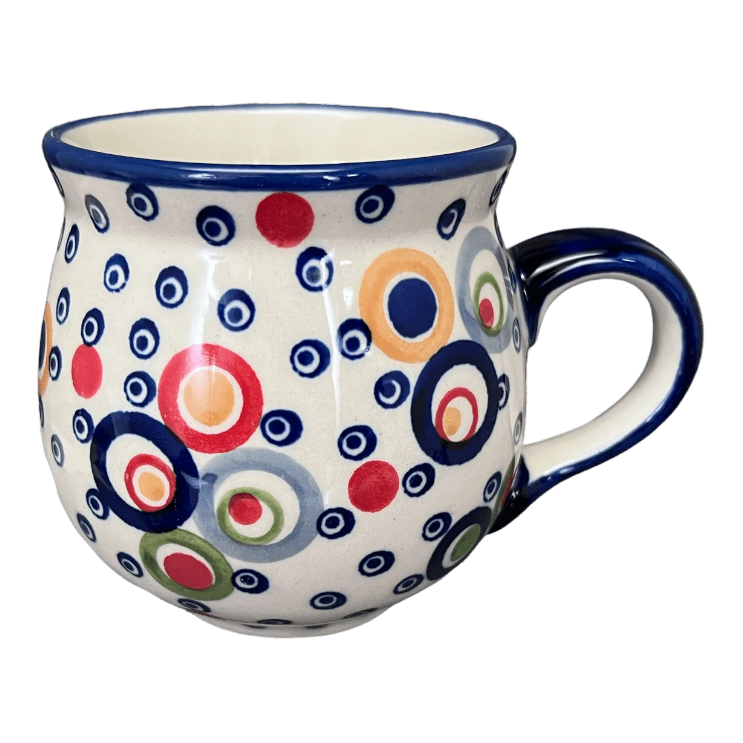 Mug, Belly Mug, 10 oz Medium in "Bubble Machine" by Manufaktura | K090M-AS38
