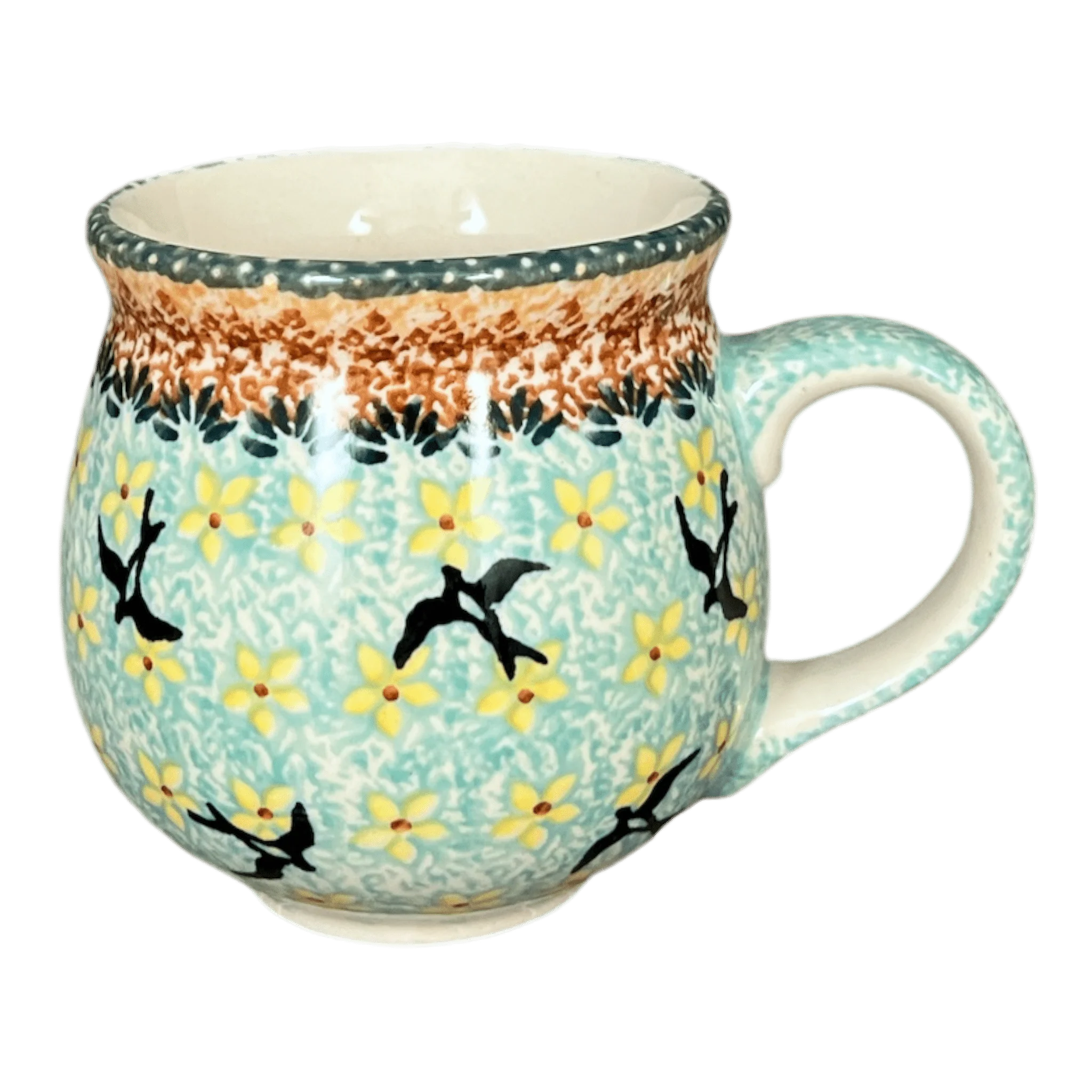 Mug, Belly Mug, 10 oz Medium in "Capistrano" by Manufaktura | K090S-WK59