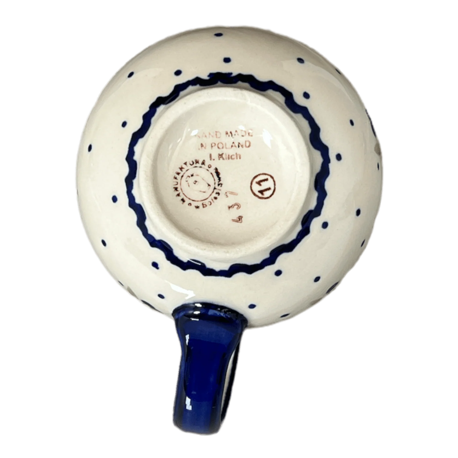 Mug, Belly Mug, 10 oz Medium in "Cornflower" by Manufaktura | K090T-RU - Image 2