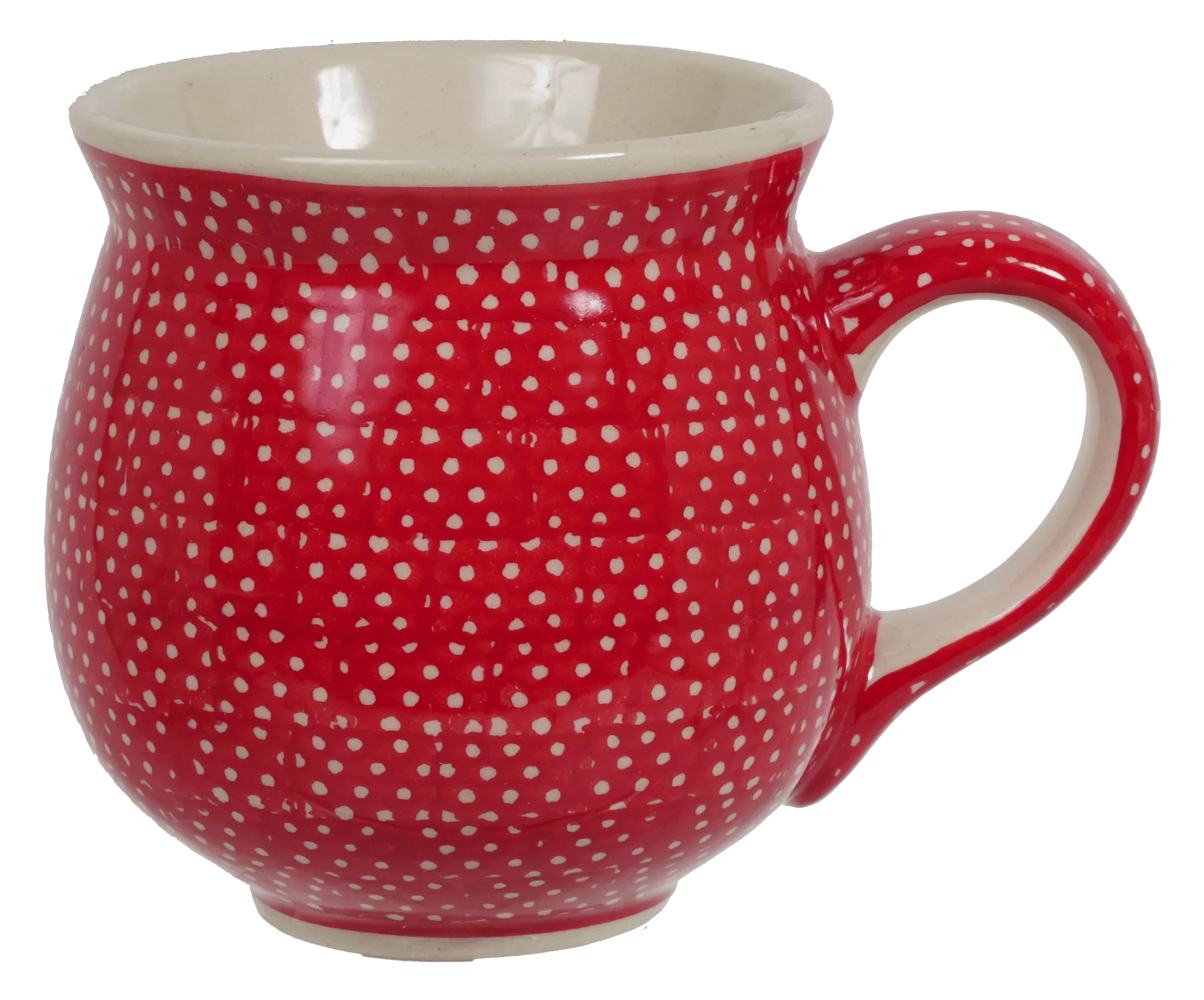 Mug, Belly Mug, 10 oz Medium in "Red Sky at Night" by Manufaktura | K090T-WCZE