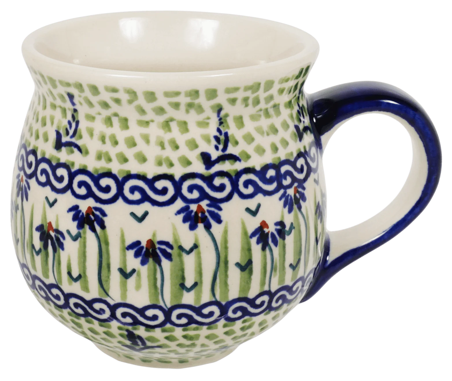 Mug, Belly Mug, 10 oz Medium in "Riverbank" by Manufaktura | K090T-MC15