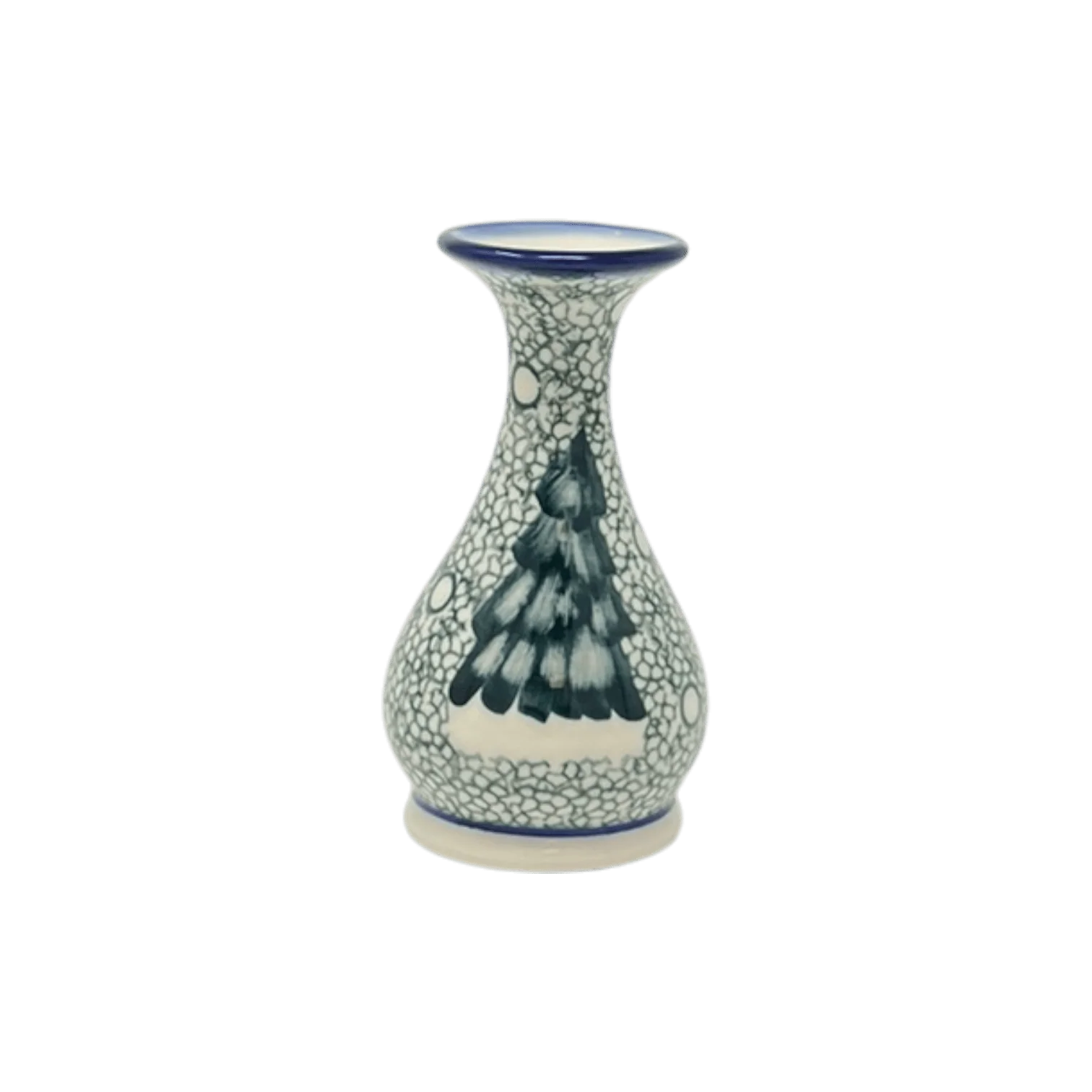 Vase, 4.5", WR (WR302) in "Winter Cabin" by W.R. Ceramika | WR302-AB1