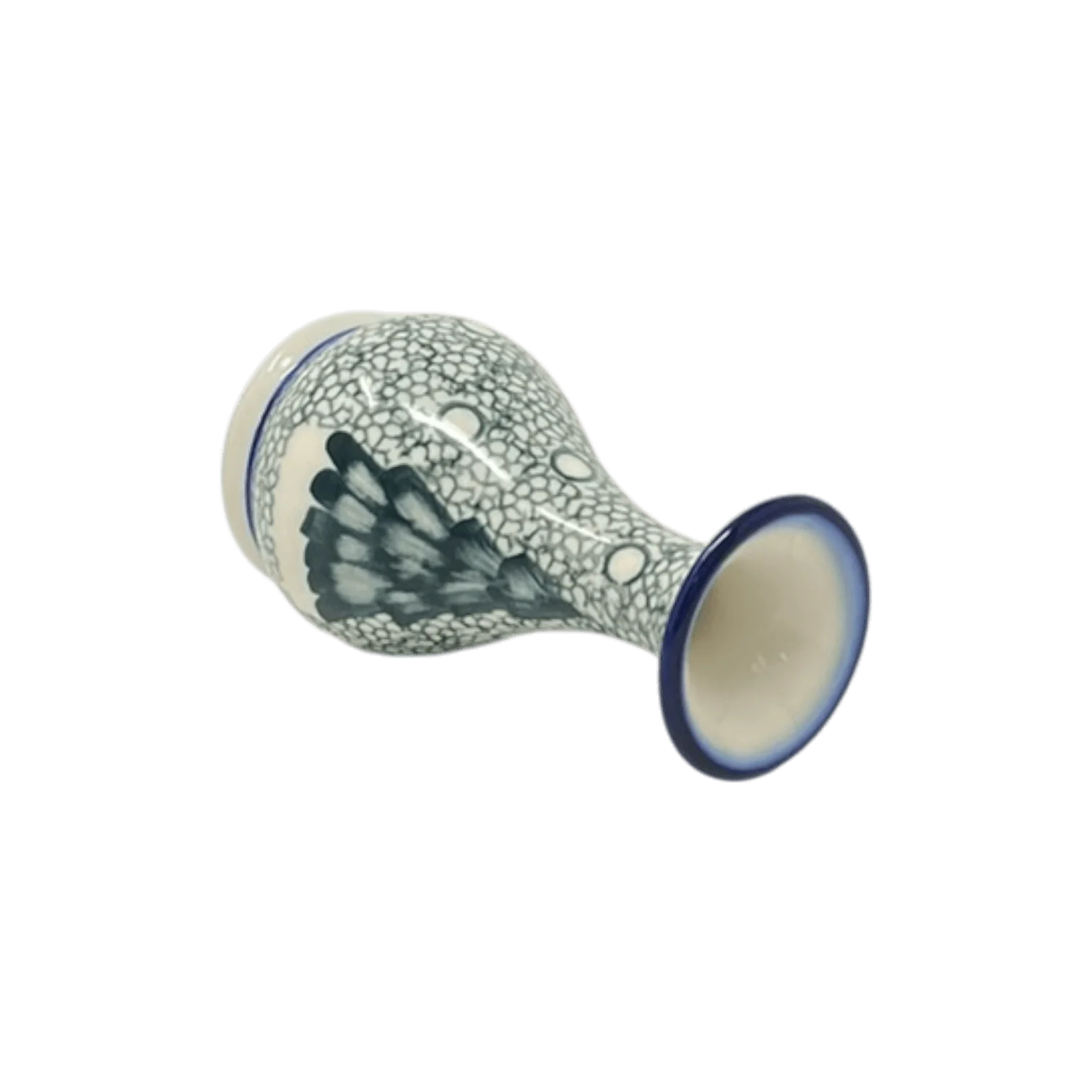 Vase, 4.5", WR (WR302) in "Winter Cabin" by W.R. Ceramika | WR302-AB1 - Image 2