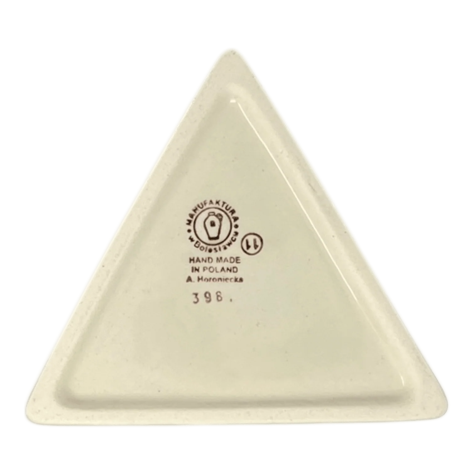 Vase, Triangular, 8" x 4.75" in "Mosquito" by Manufaktura | W027T-70 - Image 4