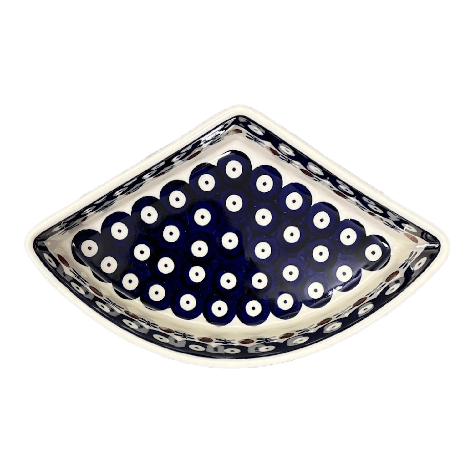Bowl, Wedge-Shaped, 5" x 8.5" in "Mosquito" by Manufaktura | M048T-70