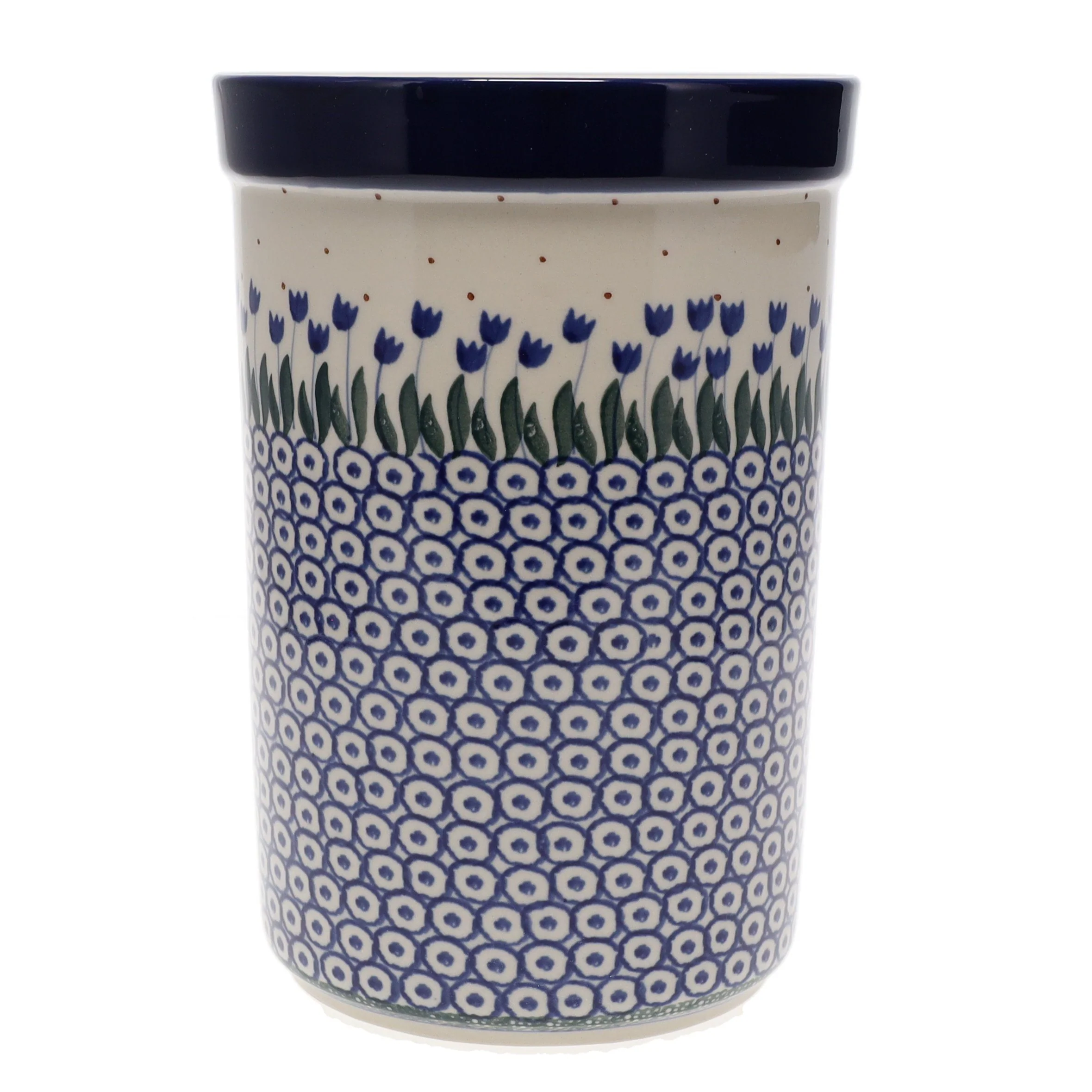 Utensil Holder, 7.75" x 5.5" in "Tulips on Parade" by Ceramika Artystyczna | A169-490AX