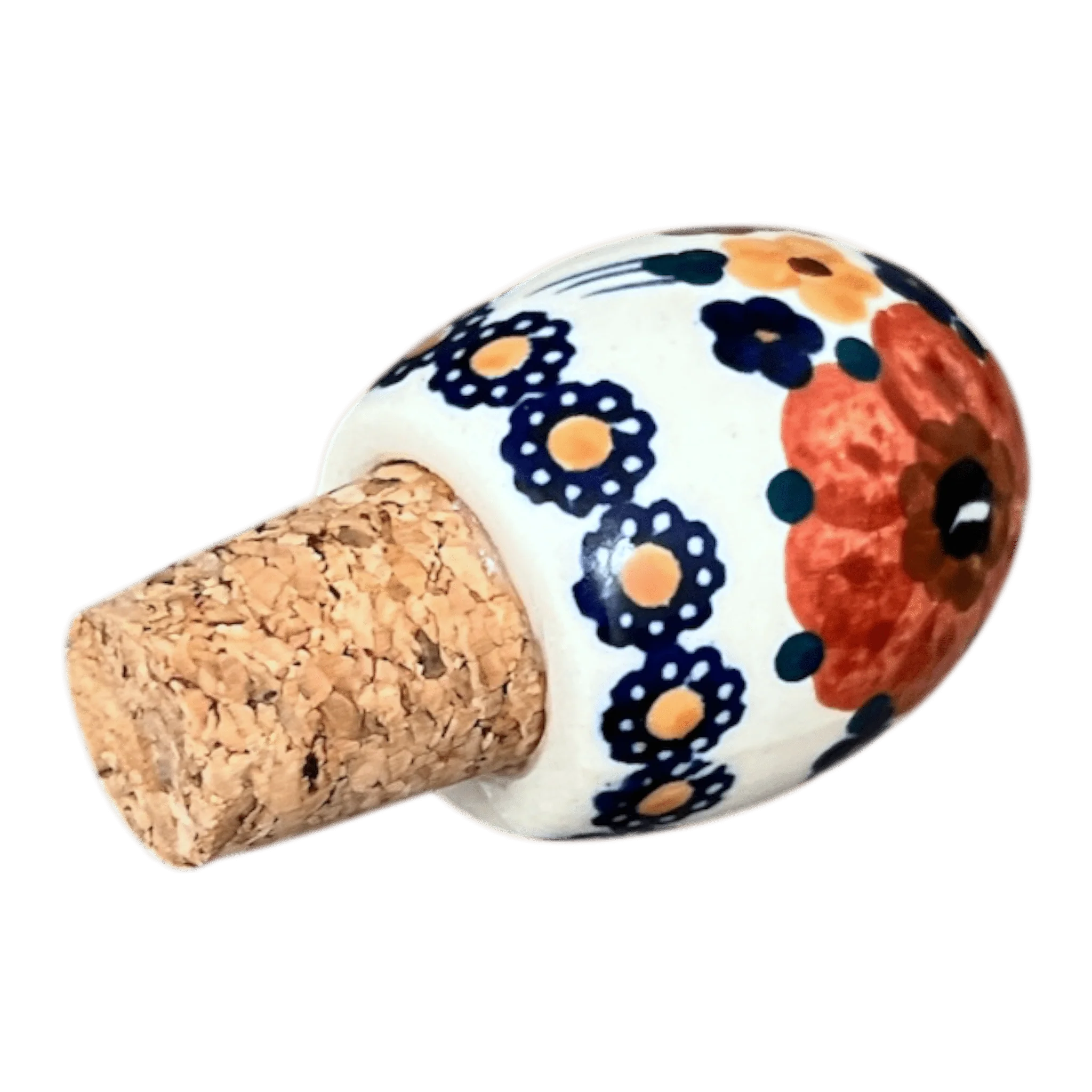 Wine Cork, Egg-Shaped, 2.75" in "Bouquet in a Basket" by Manufaktura | K084S-JZK