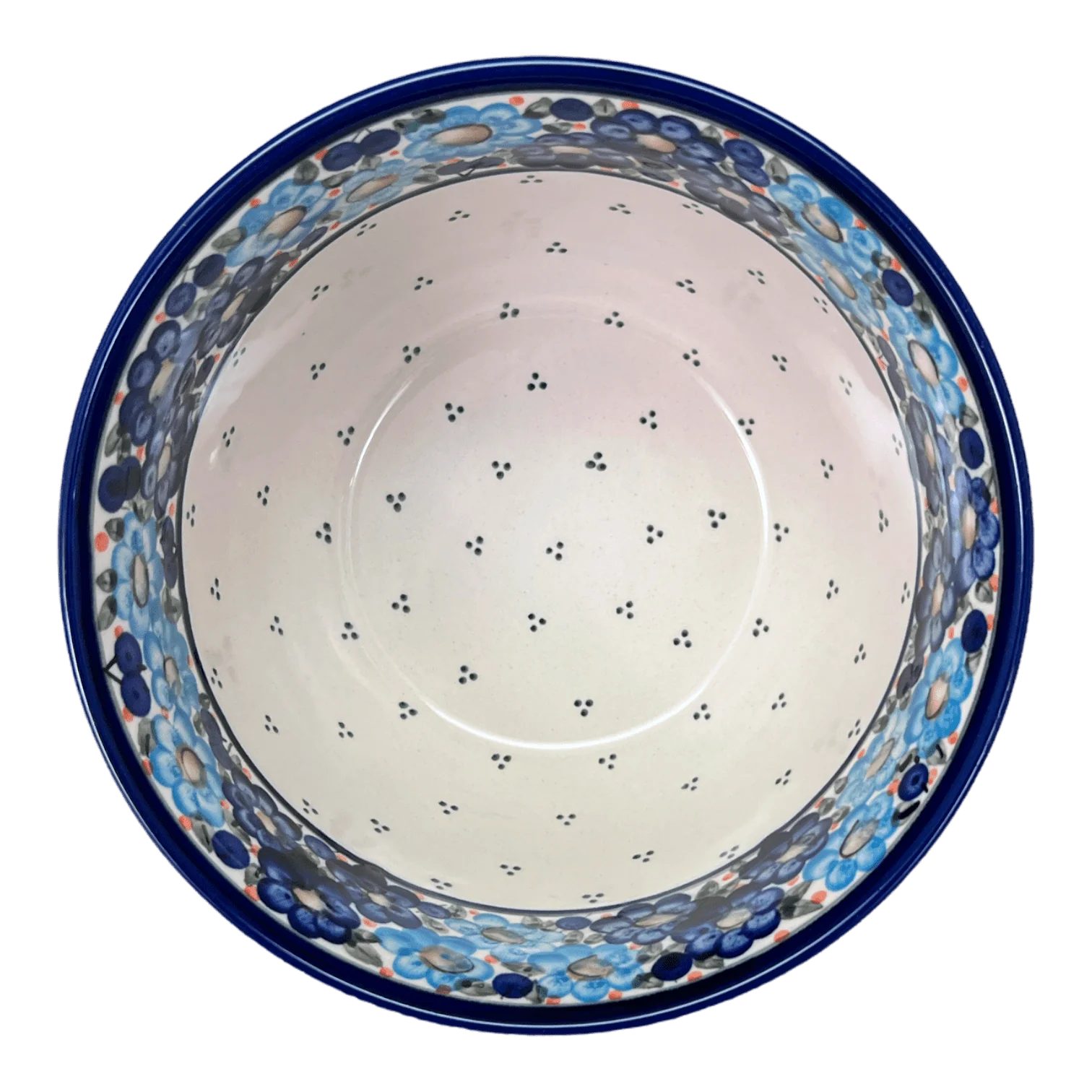 Bowl, Round, Extra-Deep, 8" in "Garden Party Blues" by Zaklady | Y985A-DU50 - Image 2