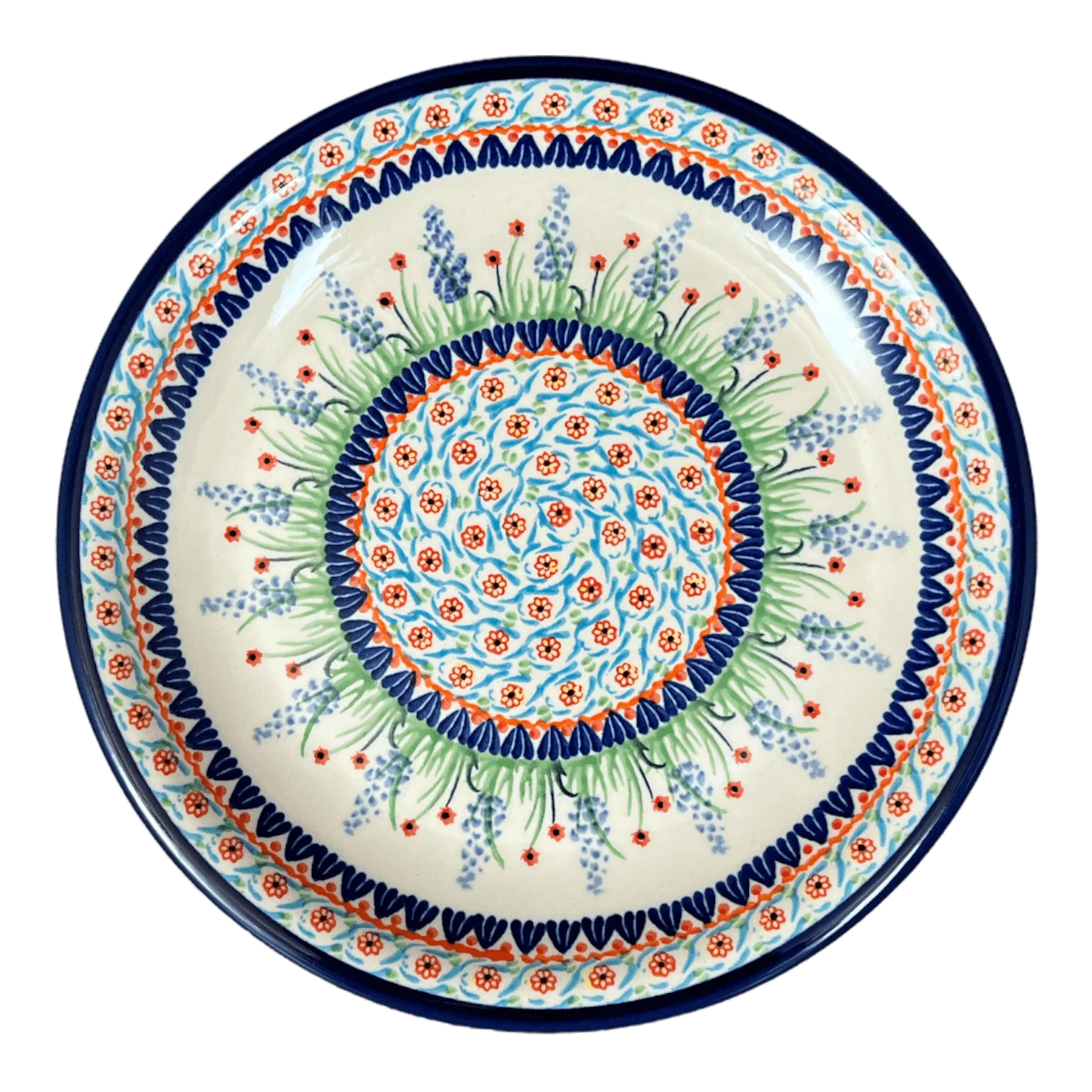 Plate, Round, 9.5" in "Lilac Garden" by Zaklady | Y1001-DU155