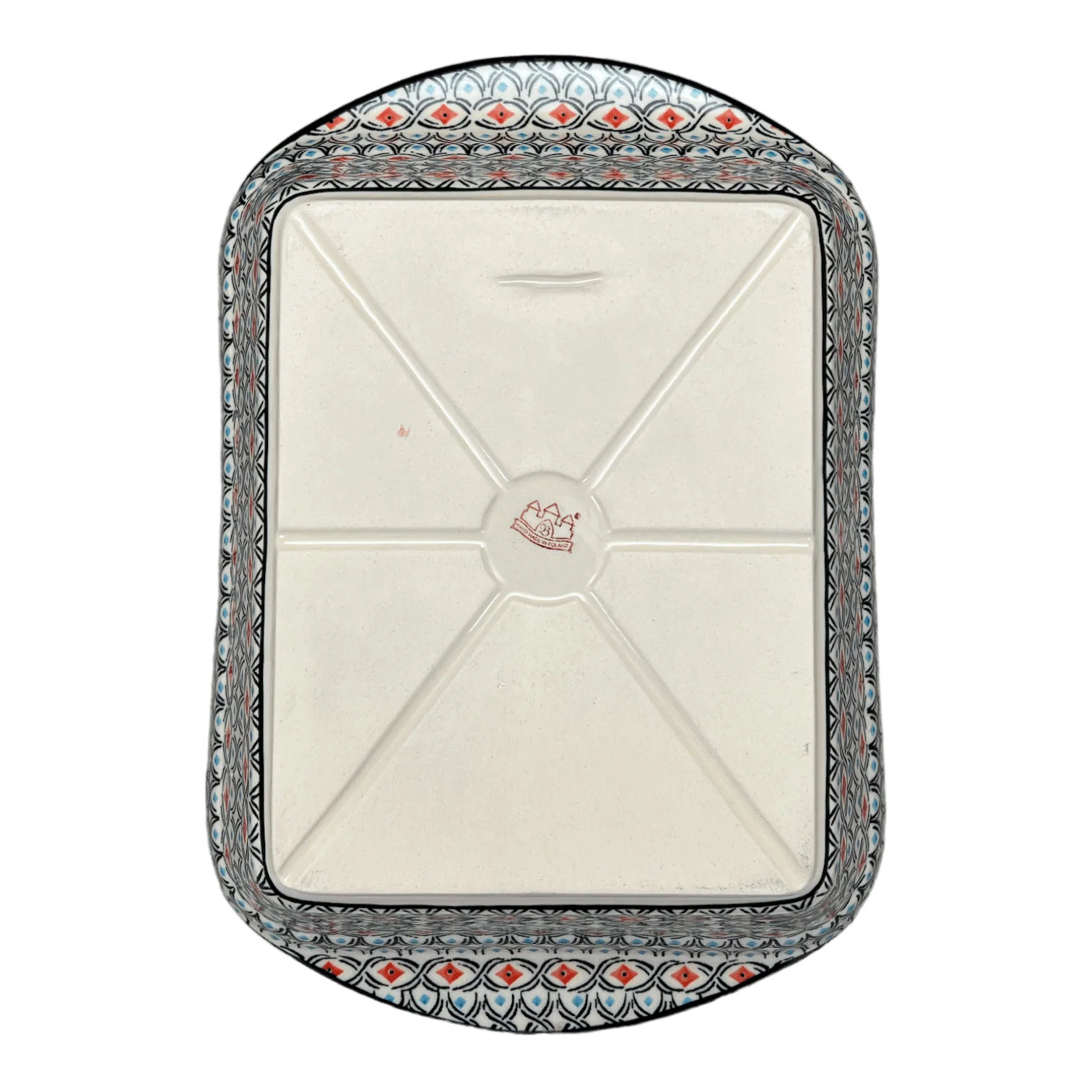 Baker, Lasagna, Handles, 8" x 12" Small in "Beaded Turquoise" by Zaklady | Y1444A-DU203 - Image 3