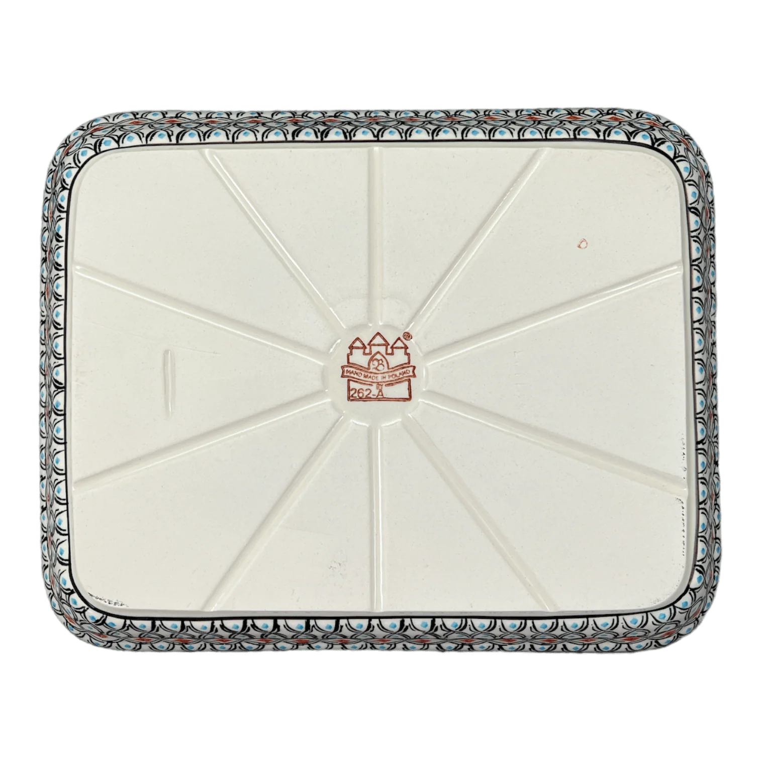 Baker, Rectangular, 9" x 11.75" in "Beaded Turquoise" by Zaklady | Y371A-DU203 - Image 3