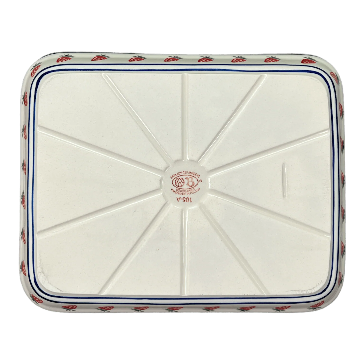 Baker, Rectangular, 9" x 11.75" in "Strawberry Dot" by Zaklady | Y371A-A310A - Image 3